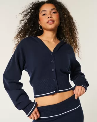 Gilly Hicks Slouchy Hooded Cardigan,Gilly Hicks Slouchy Hooded Cardigan