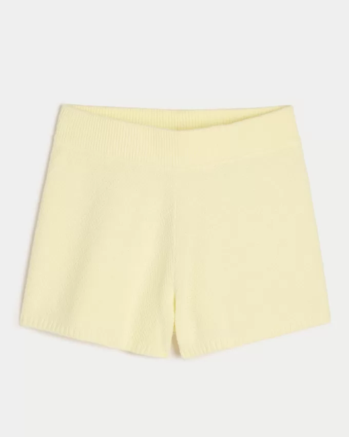 Gilly Hicks Sweater-Knit Shorts,Gilly Hicks Sweater-Knit Shorts