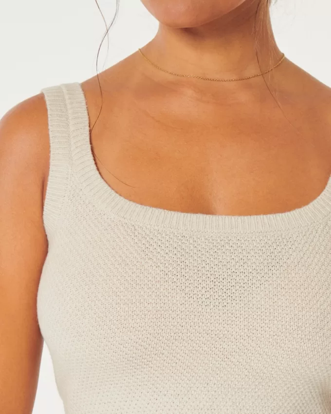 Gilly Hicks Sweater-Knit Tank,Gilly Hicks Sweater-Knit Tank