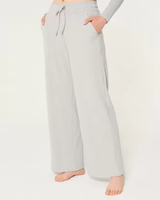 Gilly Hicks Waffle Wide-Leg Pants,Gilly Hicks Waffle Wide-Leg Pants