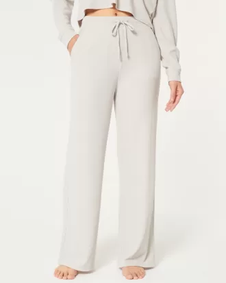 Gilly Hicks Waffle Wide-Leg Pants,Gilly Hicks Waffle Wide-Leg Pants