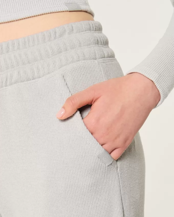 Gilly Hicks Waffle Wide-Leg Pants,Gilly Hicks Waffle Wide-Leg Pants