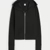 Gilly Hicks Waffle Zip-Up Hoodie,Gilly Hicks Waffle Zip-Up Hoodie