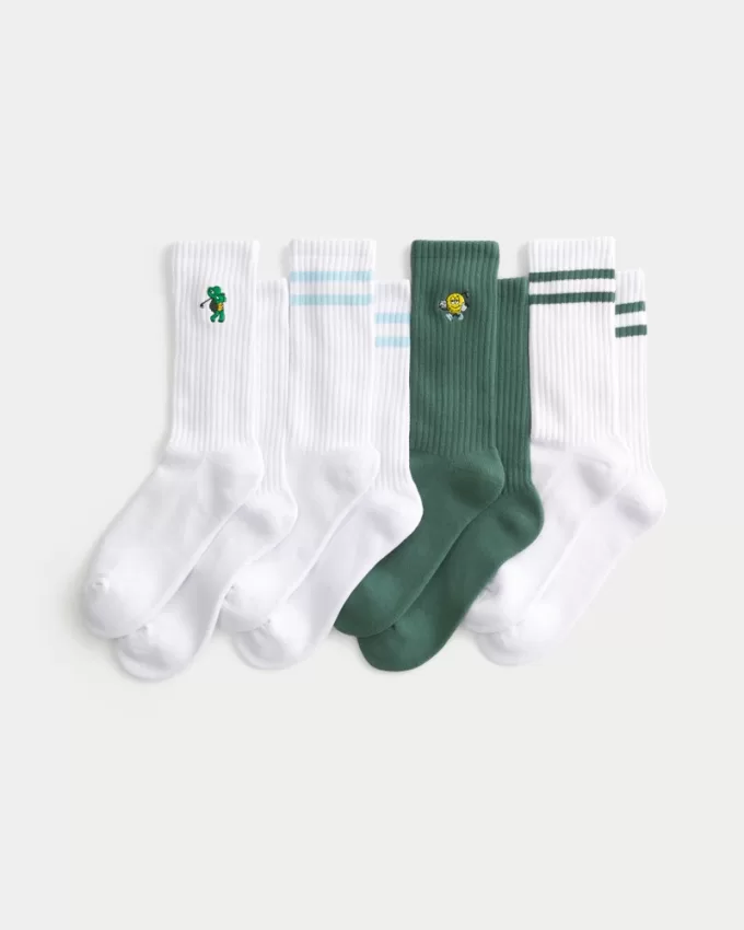 Golf Crew Socks 4-Pack,Golf Crew Socks 4-Pack