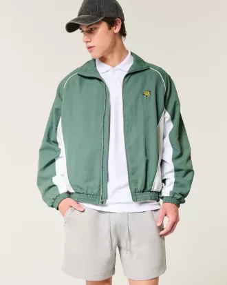 Golf Graphic Windbreaker Jacket,Golf Graphic Windbreaker Jacket