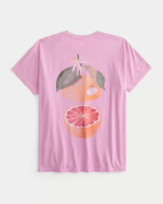 Grapefruit Graphic Tee,Grapefruit Graphic Tee