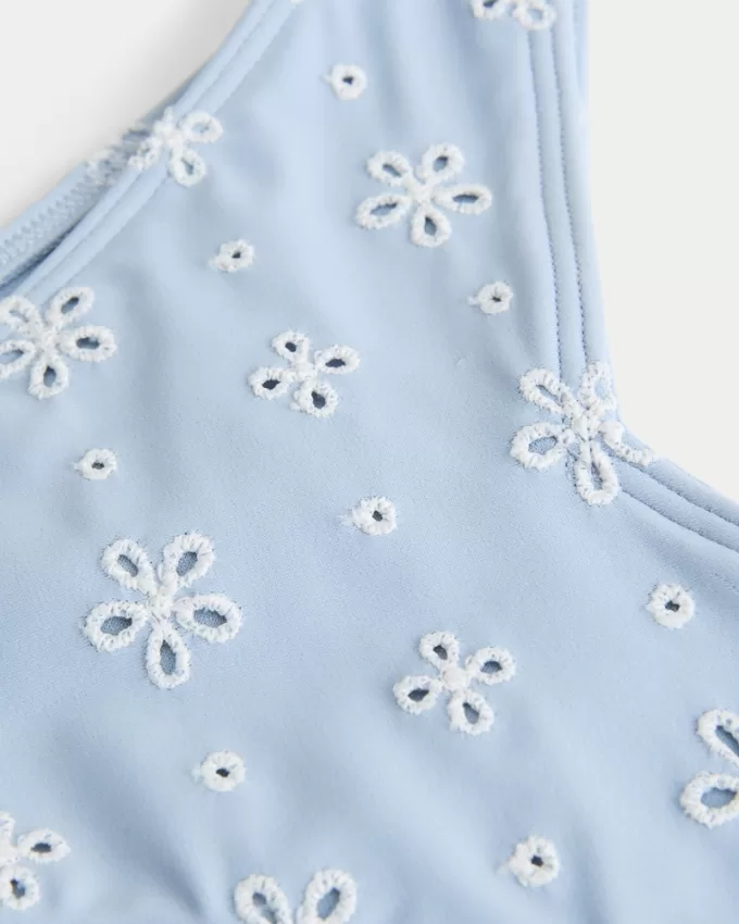 High-Leg Eyelet Cheekiest Bikini Bottom,High-Leg Eyelet Cheekiest Bikini Bottom