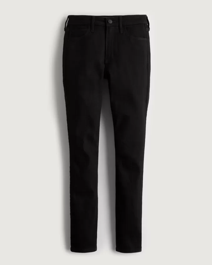 High-Rise Black Super Skinny Jeans,High-Rise Black Super Skinny Jeans