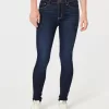 High-Rise Dark Wash Super Skinny Jeans,High-Rise Dark Wash Super Skinny Jeans