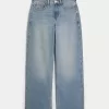 High-Rise Light Wash Baggy Jeans,High-Rise Light Wash Baggy Jeans
