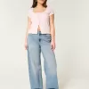 High-Rise Light Wash Baggy Jeans,High-Rise Light Wash Baggy Jeans