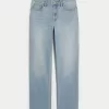 High-Rise Medium Wash Straight Jeans,High-Rise Medium Wash Straight Jeans