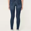 High-Rise Medium Wash Super Skinny Jeans,High-Rise Medium Wash Super Skinny Jeans