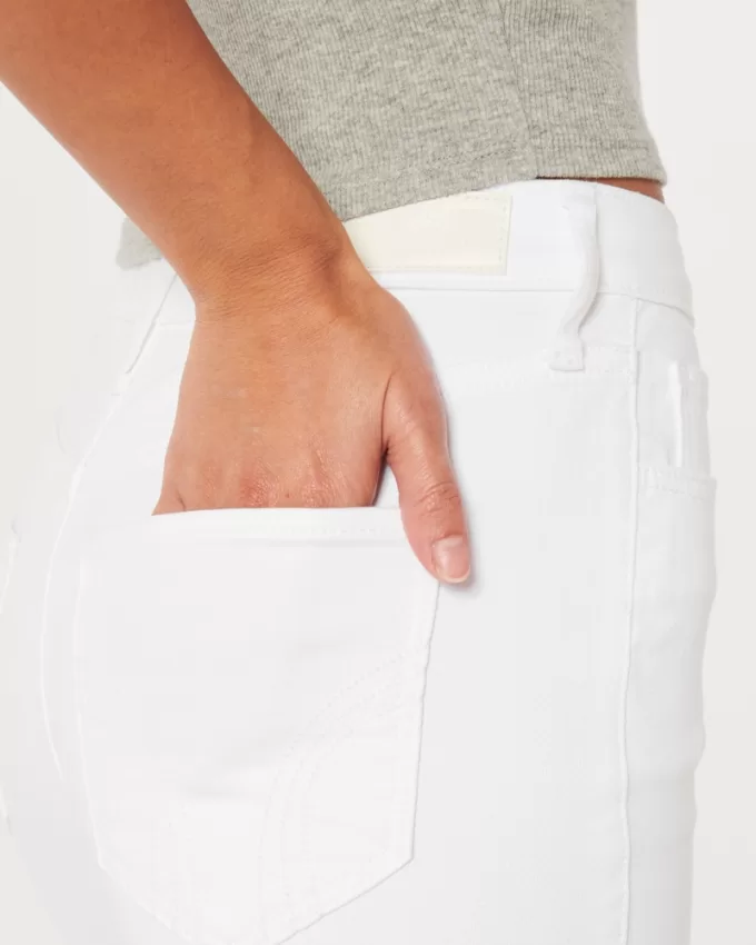 High-Rise White Super Skinny Jeans,High-Rise White Super Skinny Jeans