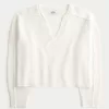 Hollister Comfy Cloud Boxy Notch-Neck Sweater,Hollister Comfy Cloud Boxy Notch-Neck Sweater