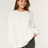 Hollister Comfy Cloud Cable-Knit Crew Sweater,Hollister Comfy Cloud Cable-Knit Crew Sweater