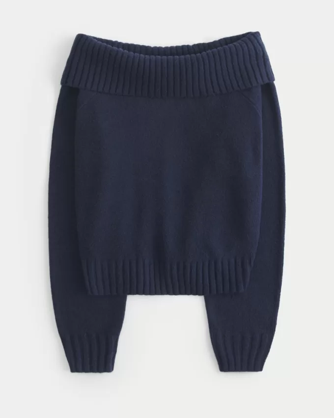 Hollister Comfy Cloud Off-the-Shoulder Sweater,Hollister Comfy Cloud Off-the-Shoulder Sweater