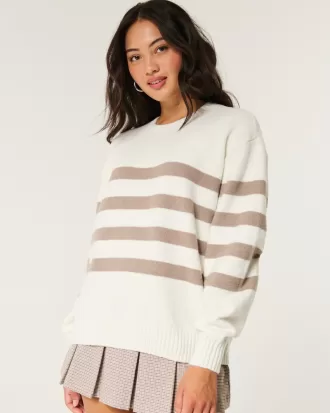 Hollister Comfy Cloud Oversized Crew Sweater,Hollister Comfy Cloud Oversized Crew Sweater