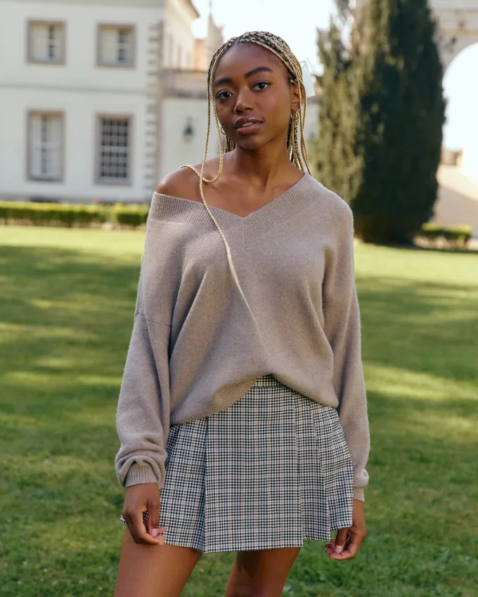 Hollister Comfy Cloud Oversized V-Neck Sweater,Hollister Comfy Cloud Oversized V-Neck Sweater