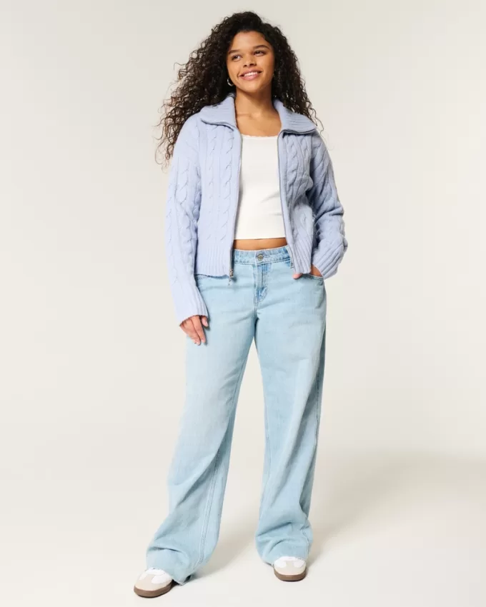 Hollister Comfy Cloud Zip-Up Sweater,Hollister Comfy Cloud Zip-Up Sweater