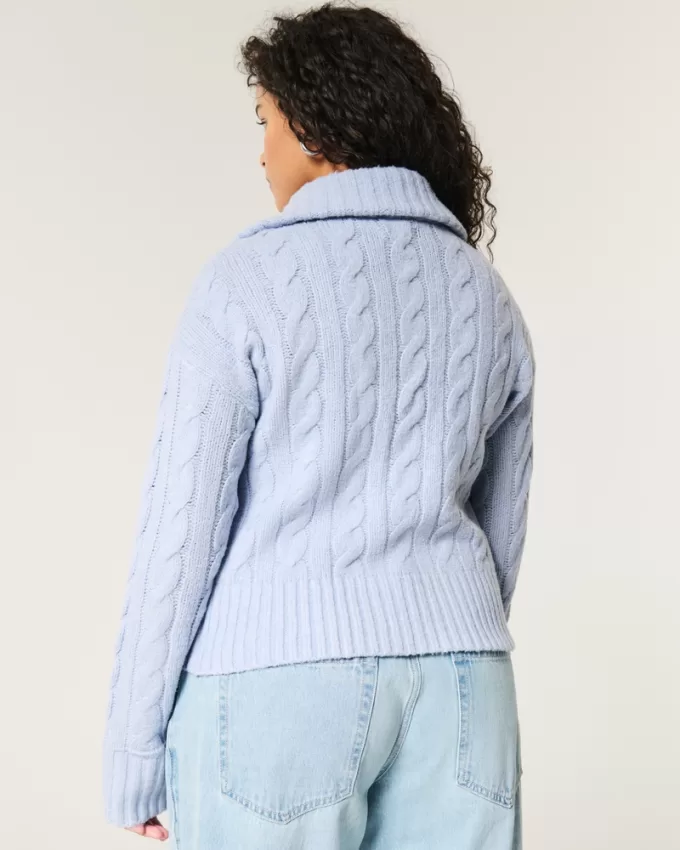 Hollister Comfy Cloud Zip-Up Sweater,Hollister Comfy Cloud Zip-Up Sweater