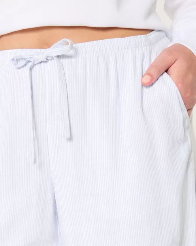 Hollister Ella Pull-On Wide-Leg Pants,Hollister Ella Pull-On Wide-Leg Pants