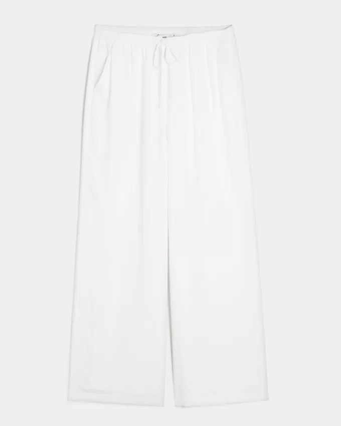 Hollister Ella Pull-On Wide-Leg Pants,Hollister Ella Pull-On Wide-Leg Pants