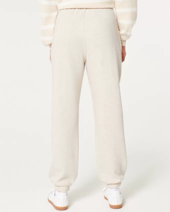 Hollister Feel Good Fleece Dad Joggers,Hollister Feel Good Fleece Dad Joggers