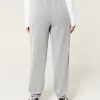 Hollister Feel Good Fleece Dad Joggers,Hollister Feel Good Fleece Dad Joggers