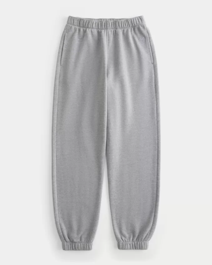 Hollister Feel Good Fleece Dad Joggers,Hollister Feel Good Fleece Dad Joggers