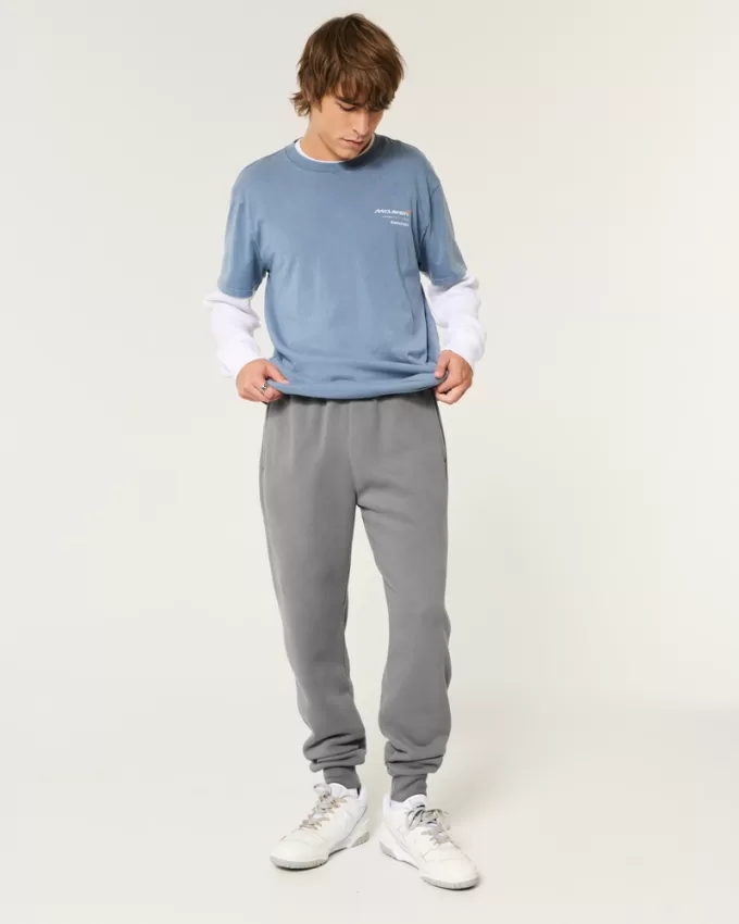 Hollister Feel Good Fleece Joggers,Hollister Feel Good Fleece Joggers