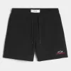 Hollister Feel Good Fleece Mid-Thigh Chevy Graphic Shorts,Hollister Feel Good Fleece Mid-Thigh Chevy Graphic Shorts