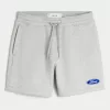 Hollister Feel Good Fleece Mid-Thigh Ford Graphic Shorts,Hollister Feel Good Fleece Mid-Thigh Ford Graphic Shorts