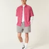 Hollister Feel Good Fleece Mid-Thigh Loose Shorts,Hollister Feel Good Fleece Mid-Thigh Loose Shorts