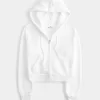 Hollister Feel Good Fleece Mini Zip-Up Hoodie,Hollister Feel Good Fleece Mini Zip-Up Hoodie