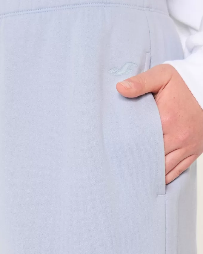 Hollister Feel Good Fleece Wide-Leg Pants,Hollister Feel Good Fleece Wide-Leg Pants