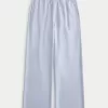 Hollister Feel Good Fleece Wide-Leg Pants,Hollister Feel Good Fleece Wide-Leg Pants