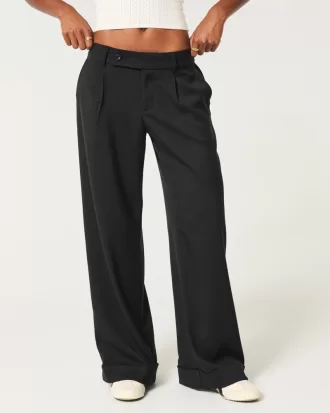 Hollister Livvy Low-Rise Wide-Leg Pants,Hollister Livvy Low-Rise Wide-Leg Pants