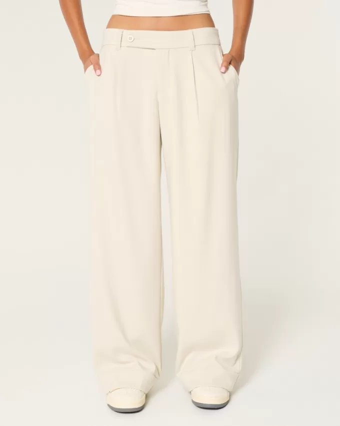 Hollister Livvy Low-Rise Wide-Leg Pants,Hollister Livvy Low-Rise Wide-Leg Pants