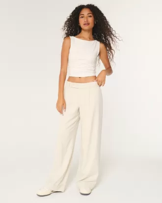 Hollister Livvy Low-Rise Wide-Leg Pants,Hollister Livvy Low-Rise Wide-Leg Pants