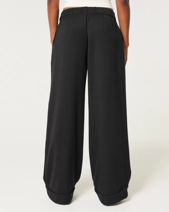 Hollister Livvy Low-Rise Wide-Leg Pants,Hollister Livvy Low-Rise Wide-Leg Pants