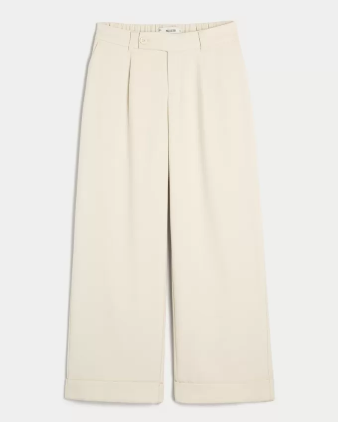 Hollister Livvy Low-Rise Wide-Leg Pants,Hollister Livvy Low-Rise Wide-Leg Pants