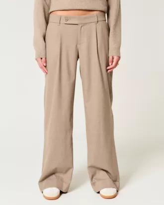 Hollister Livvy Low-rise Wide-Leg Pants,Hollister Livvy Low-rise Wide-Leg Pants