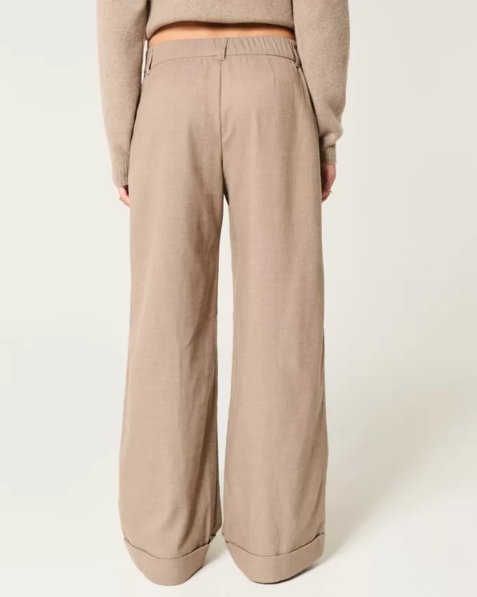 Hollister Livvy Low-rise Wide-Leg Pants,Hollister Livvy Low-rise Wide-Leg Pants