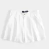 Hollister Livvy Ultra High-Rise Linen-Blend Shorts,Hollister Livvy Ultra High-Rise Linen-Blend Shorts