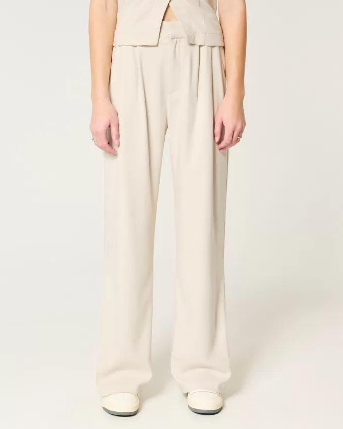 Hollister Livvy Ultra High-Rise Wide-Leg Pants,Hollister Livvy Ultra High-Rise Wide-Leg Pants