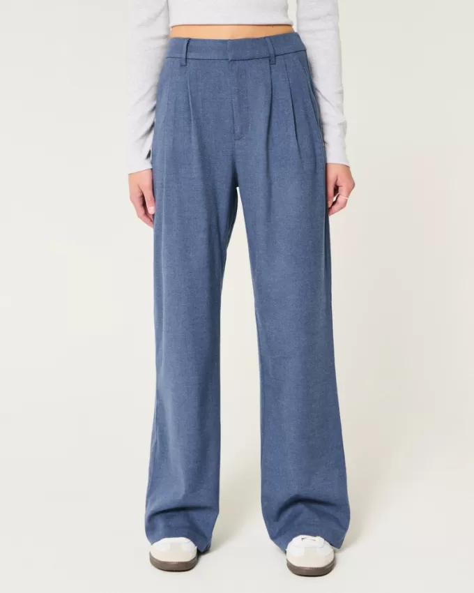 Hollister Livvy Ultra High-Rise Wide-Leg Pants,Hollister Livvy Ultra High-Rise Wide-Leg Pants