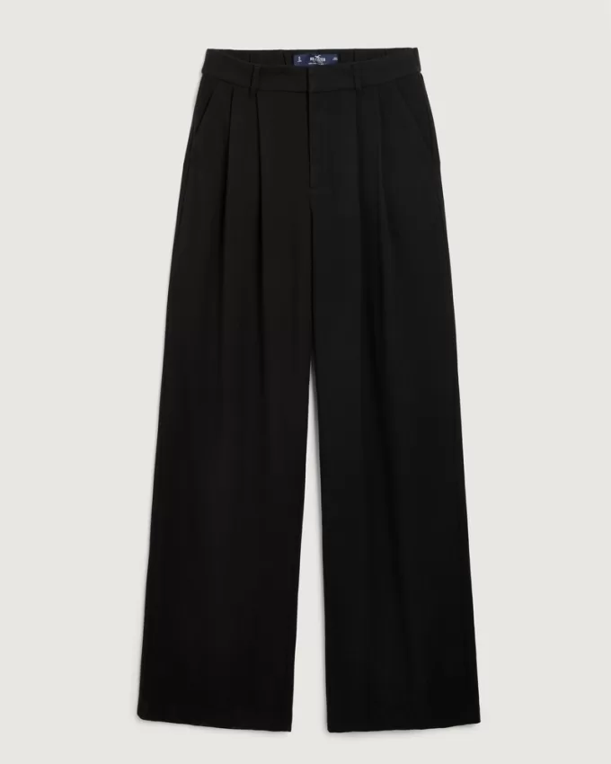 Hollister Livvy Ultra High-Rise Wide-Leg Pants,Hollister Livvy Ultra High-Rise Wide-Leg Pants