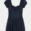 Hollister Sofia Drop-Waist Bubble Skort Dress,Hollister Sofia Drop-Waist Bubble Skort Dress