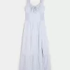 Hollister Sofia Side-Smocked Eyelet Maxi Dress,Hollister Sofia Side-Smocked Eyelet Maxi Dress